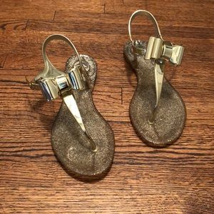 BCBGeneration Gold Sandals